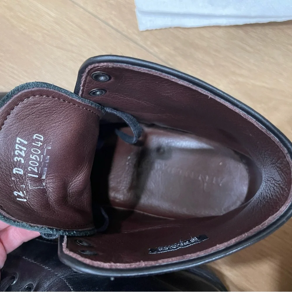 Allen Edmonds Black Leather Men's Lace-Up Boots
